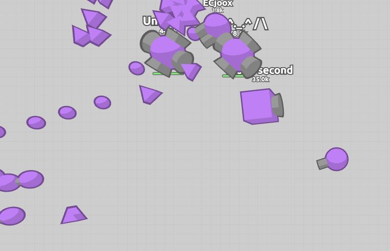 Turning the 2D web game Diep.IO into 3D using Three.js