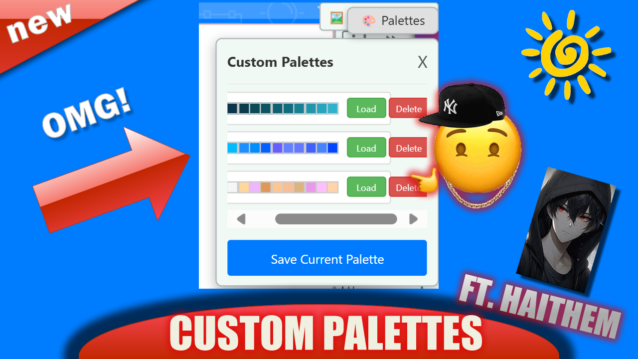 Drawaria - Custom Palettes Mod