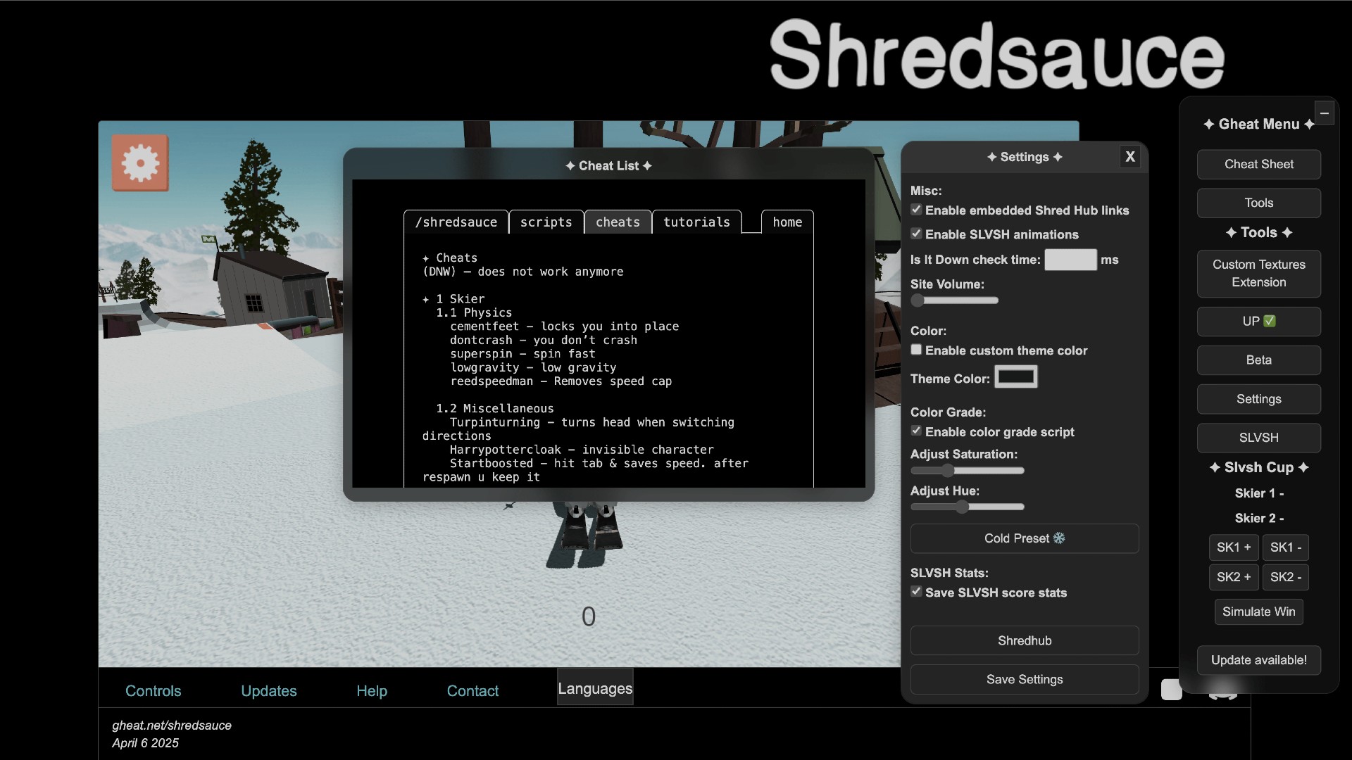 Shredsauce dark Theme