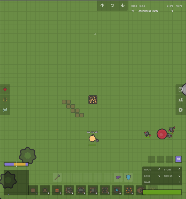 building overlay for zombs.io