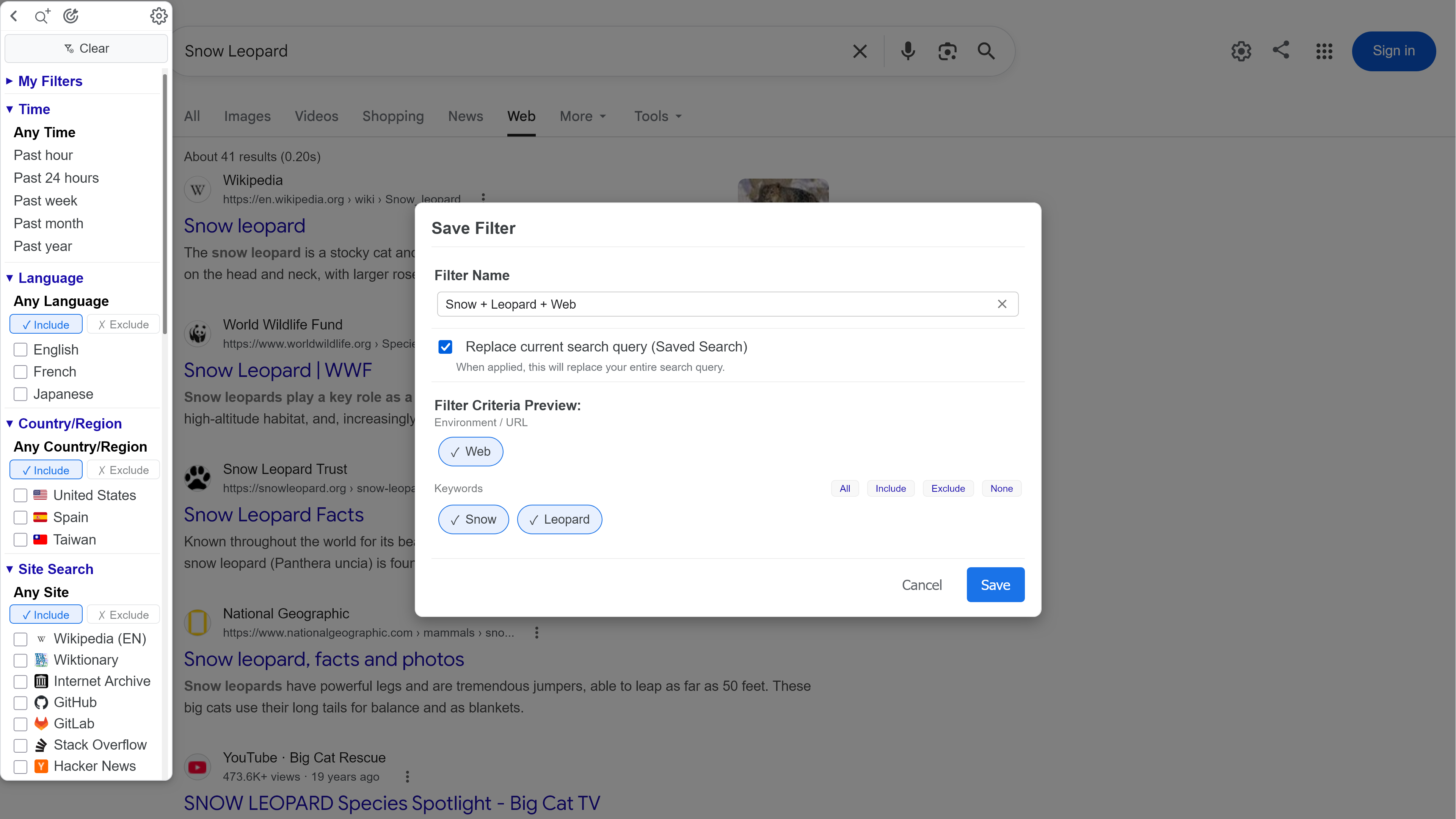 Google Search Custom Sidebar — Sidebar Mode Overview