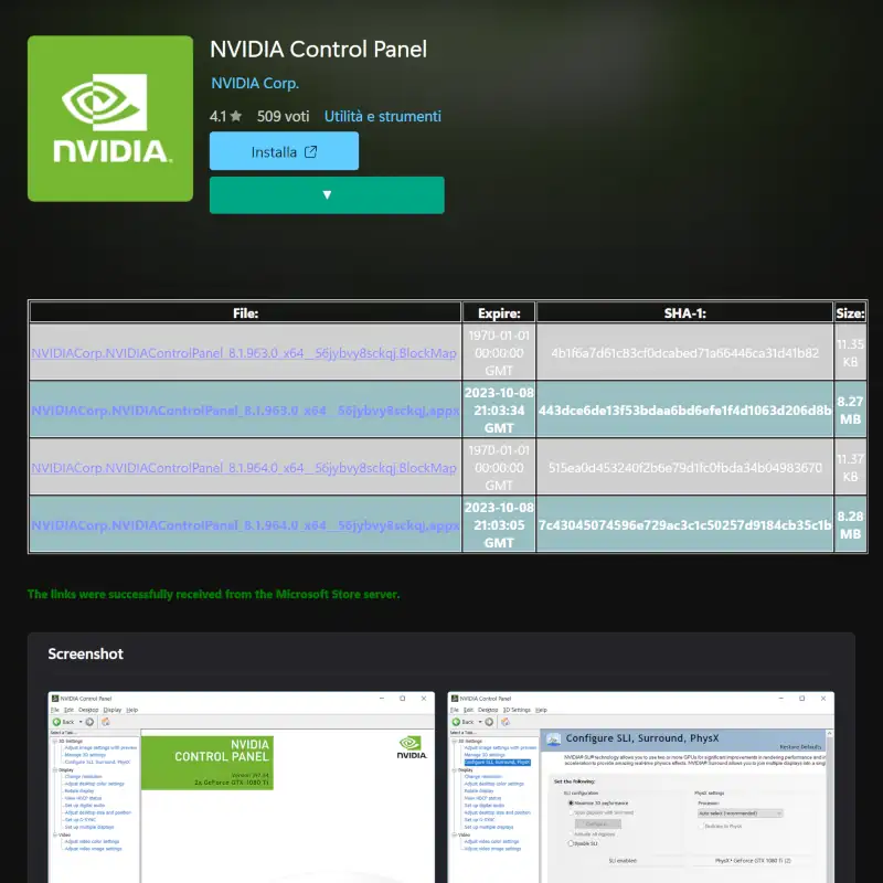 Descargar panel de control nvidia sin microsoft discount store