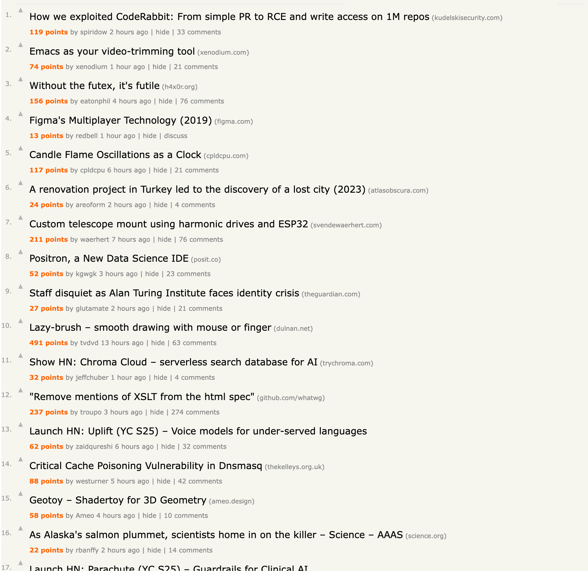 Enhanced Hacker News UI