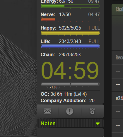 Torn — Larger Chain Timer + Random Lvl 1 Finder (Ctrl+Click) v1.5
