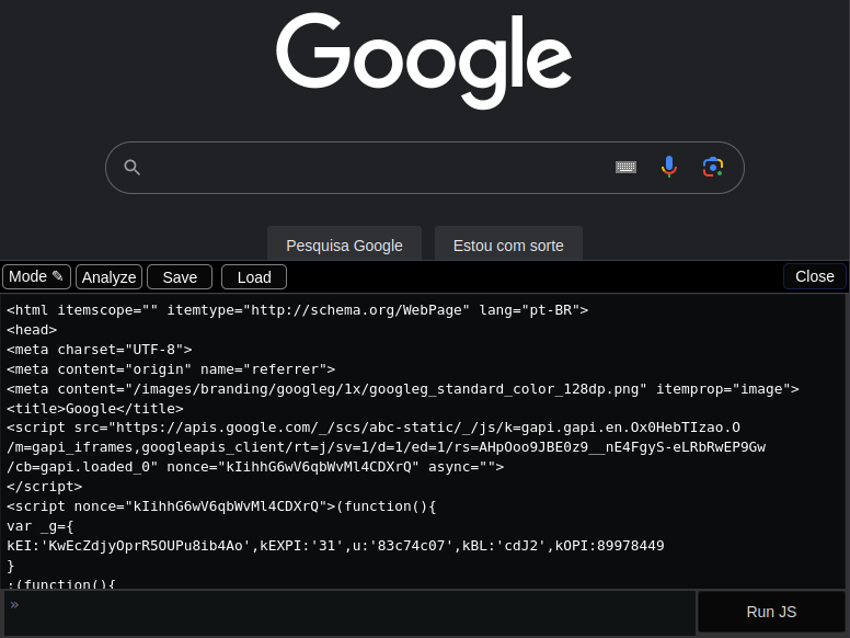 Hacker Tools (F12 view source code)