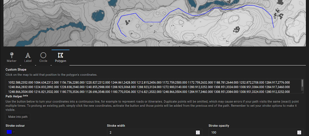 [Deprecated] Kanka Map Path Helper