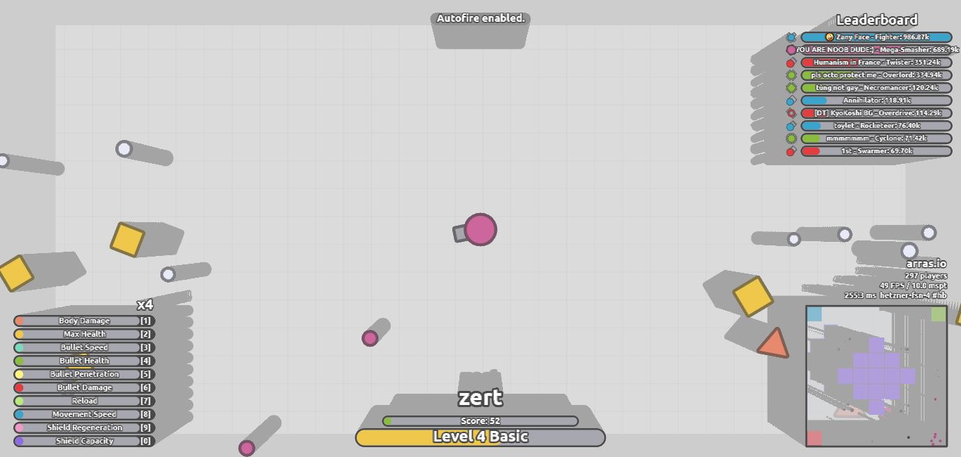 Arras.IO/Diep.IO 3D Effect