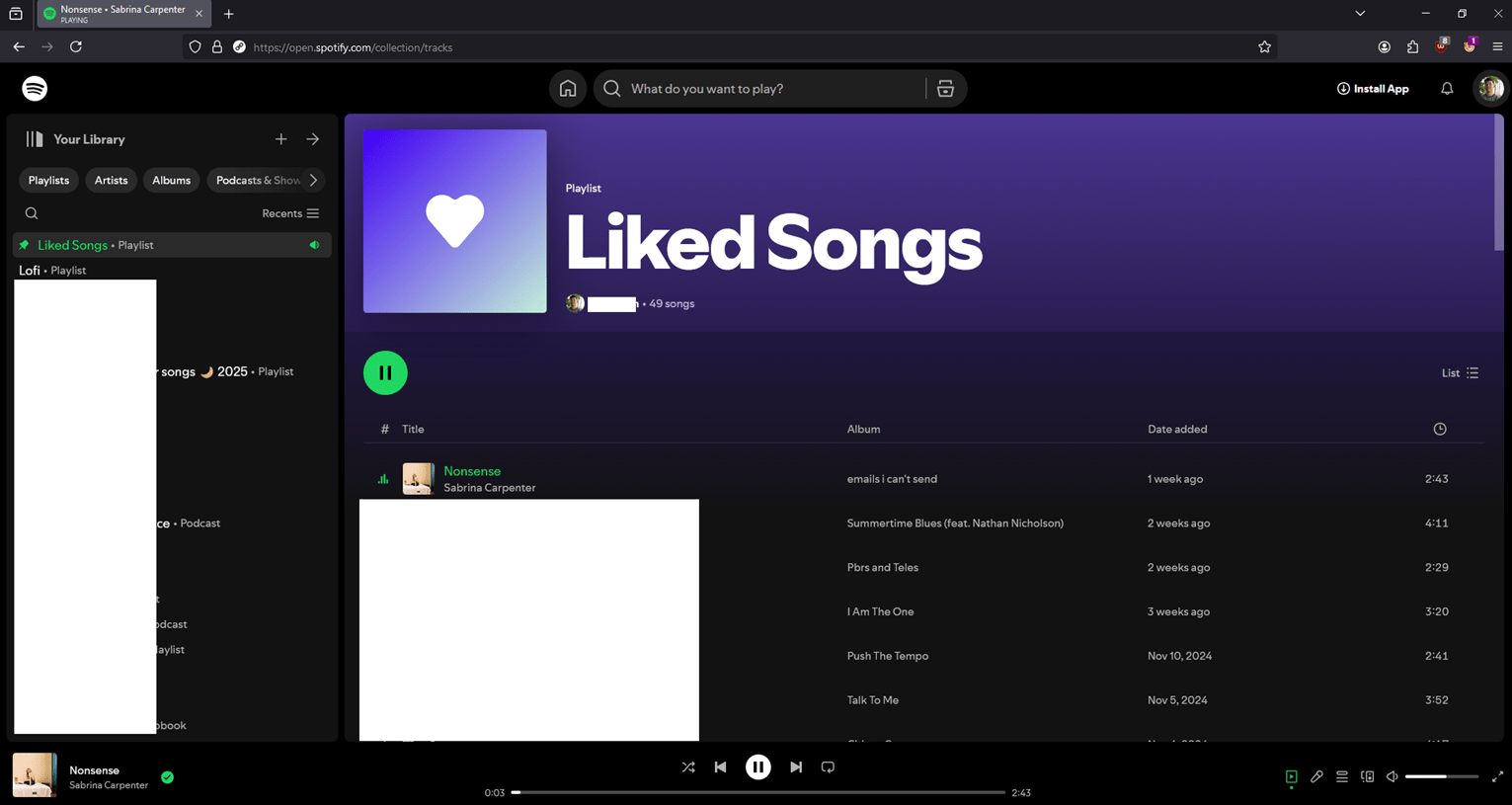 Remove Spotify Now Playing View