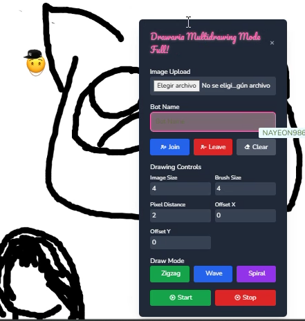Drawaria Multidrawing Mode Full!