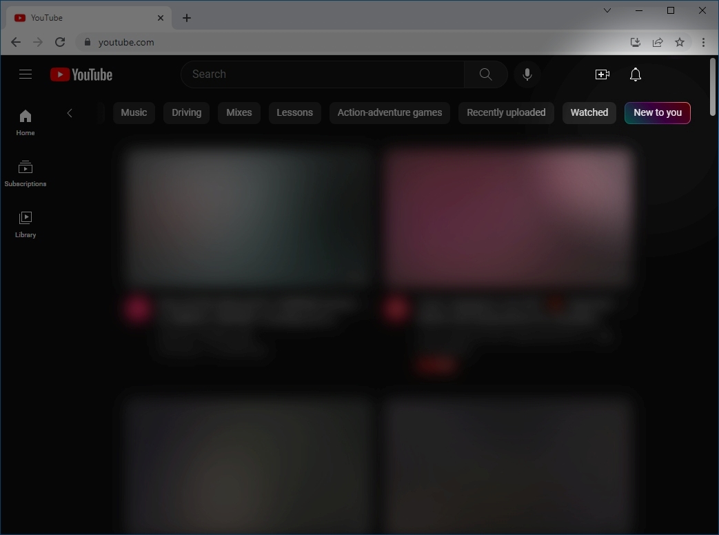 e Youtube Homepage Auto Click "New to you" May 2023 源码