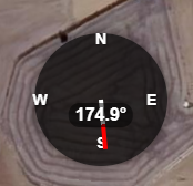 Google Earth Web Compass