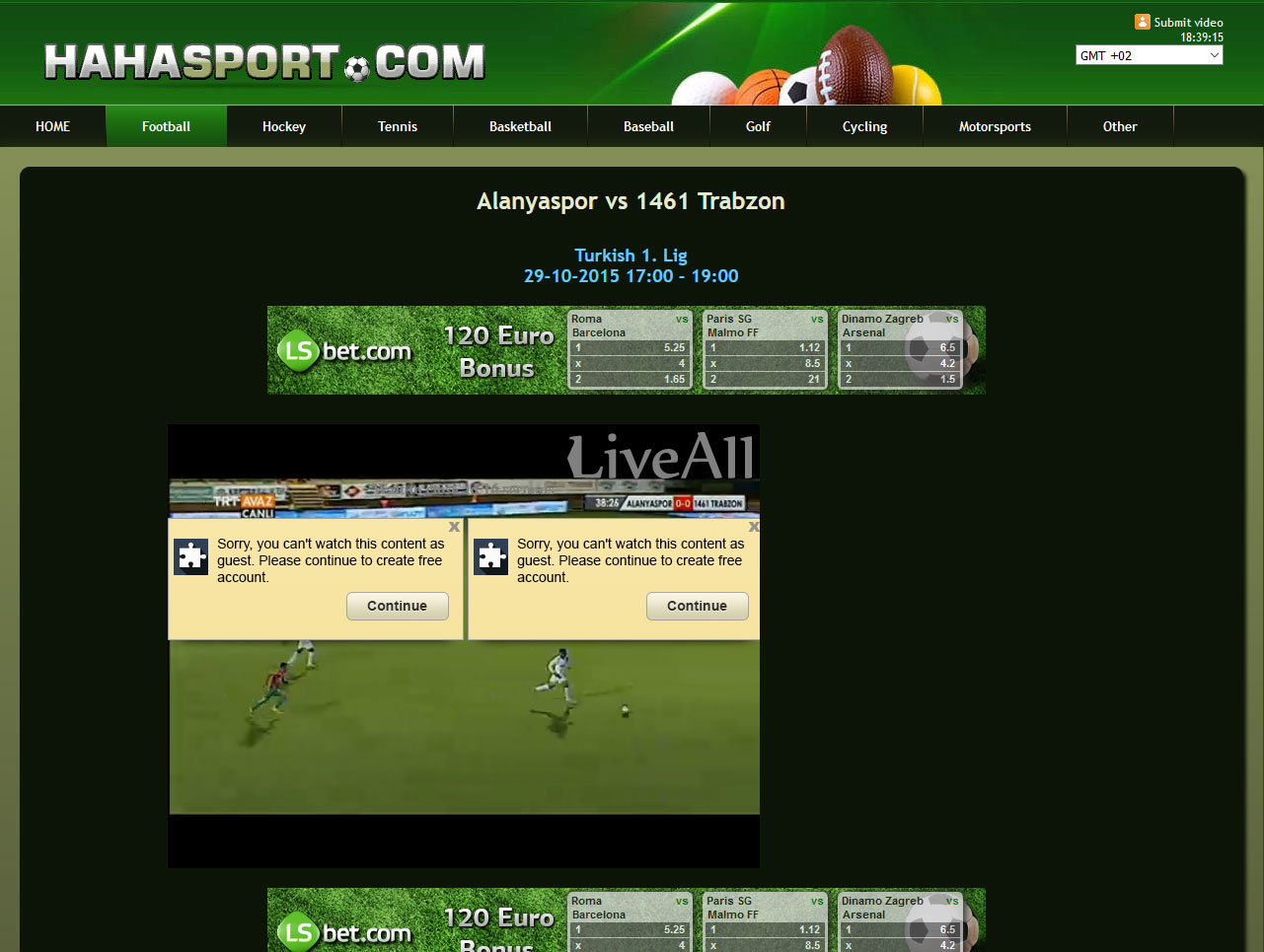 AdBlock for hahasport/yopika