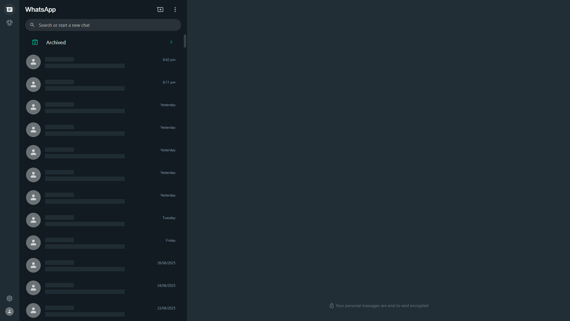WhatsApp Web - Clean UI - Source code