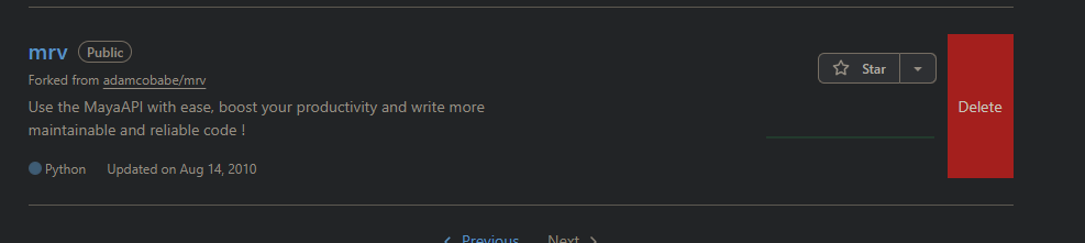 GitHub Delete Repositories