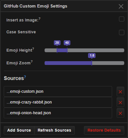 GitHub Custom Emojis