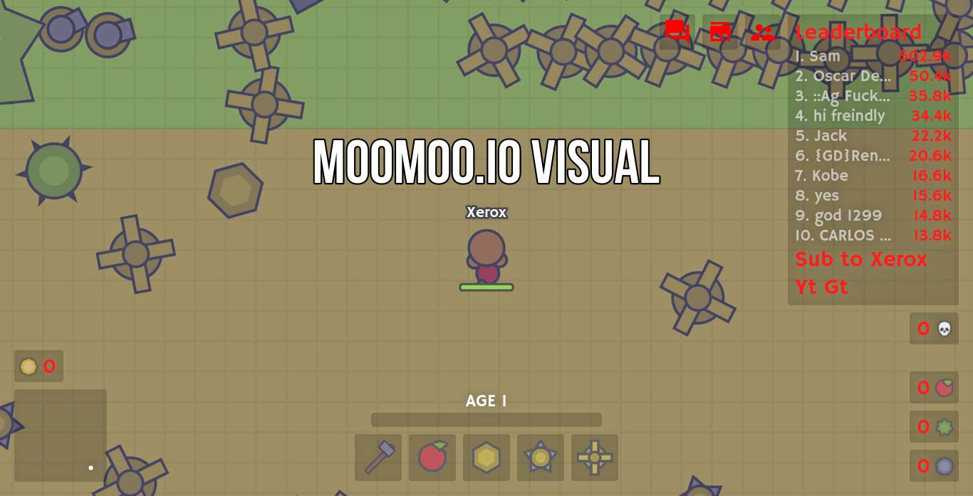 This is a basic script, just visual moomoo.io changes.