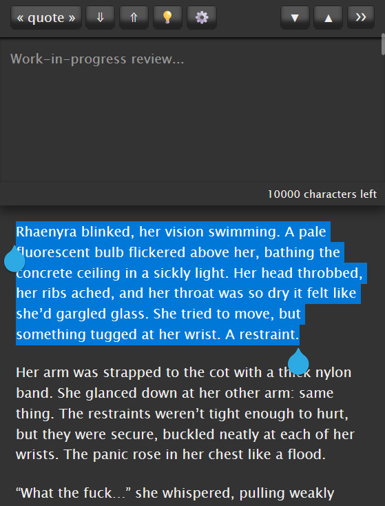 AO3 Floaty Comment Box quote functionality