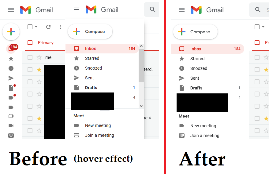 Normal G-mail Inbox