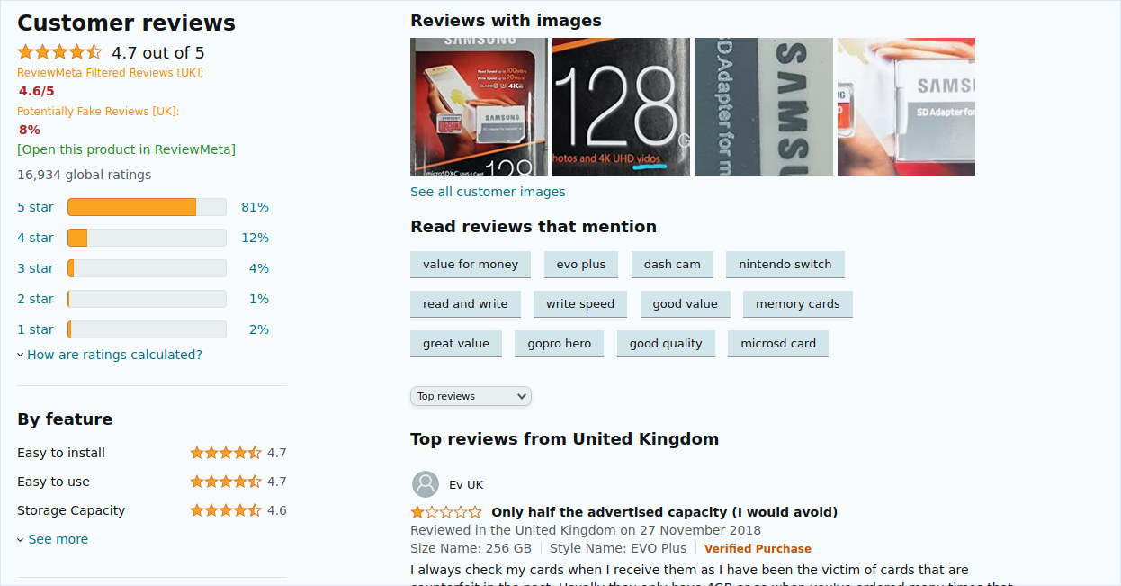 Amazon Fake Review Analyzer (ReviewMeta)