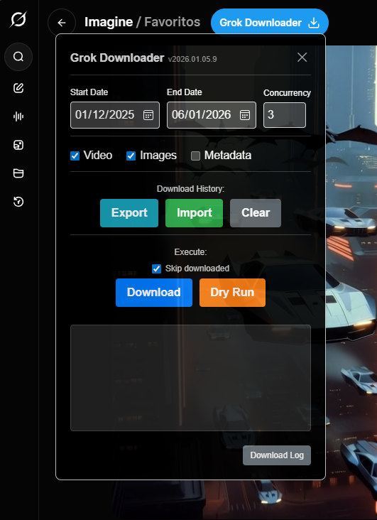 Grok Favorites Batch Download - Feedback