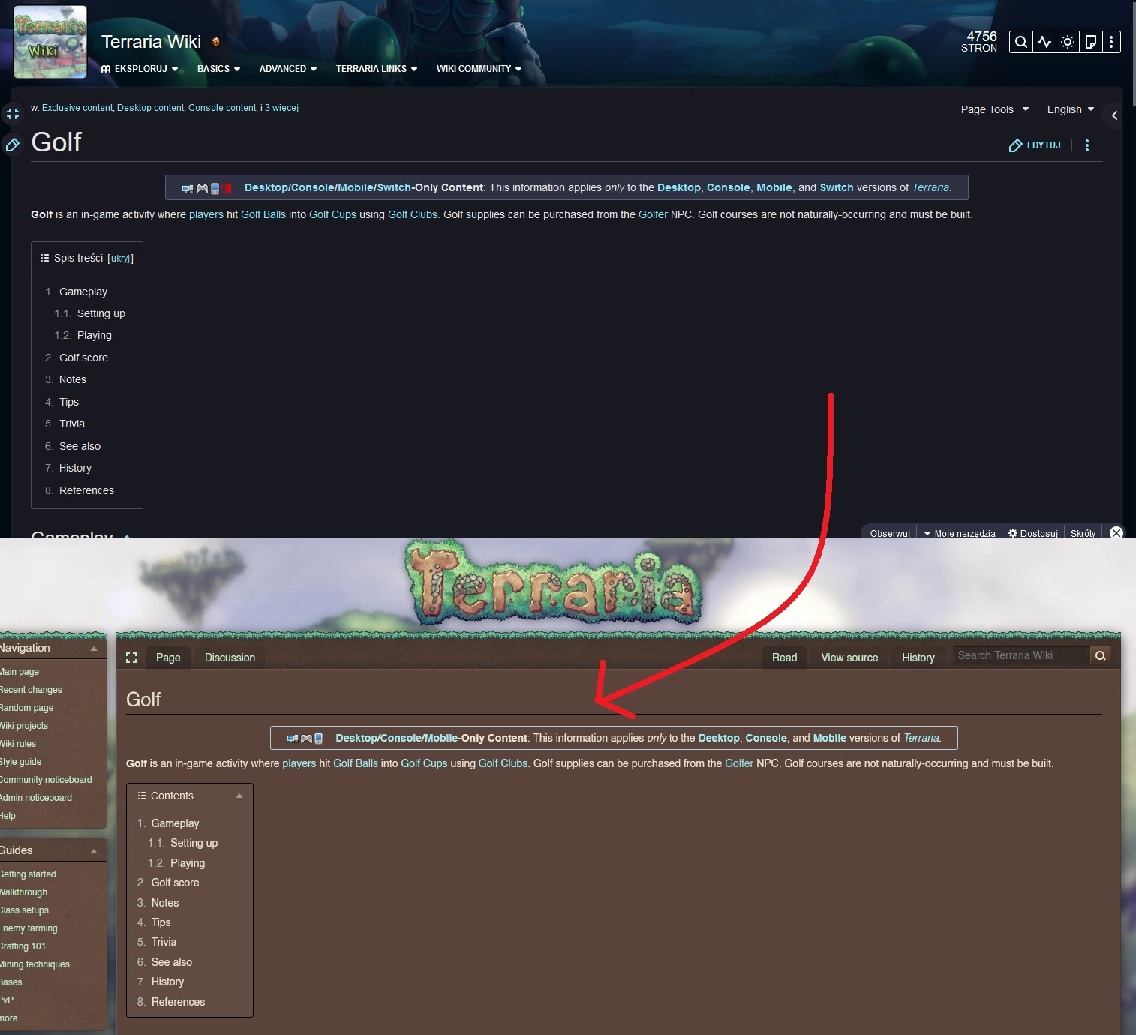 Terraria wiki.gg redirect