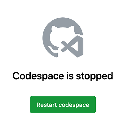 Inactive Codespace