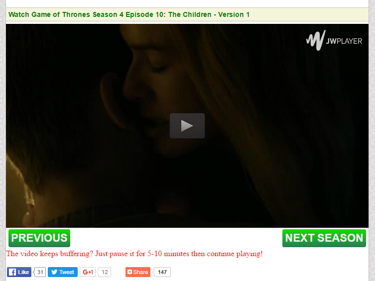 Putlocker Navigation Buttons