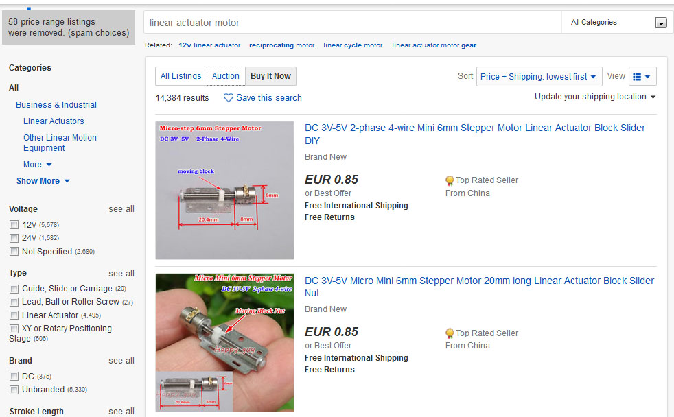 Ebay Remove listings with multiple prices