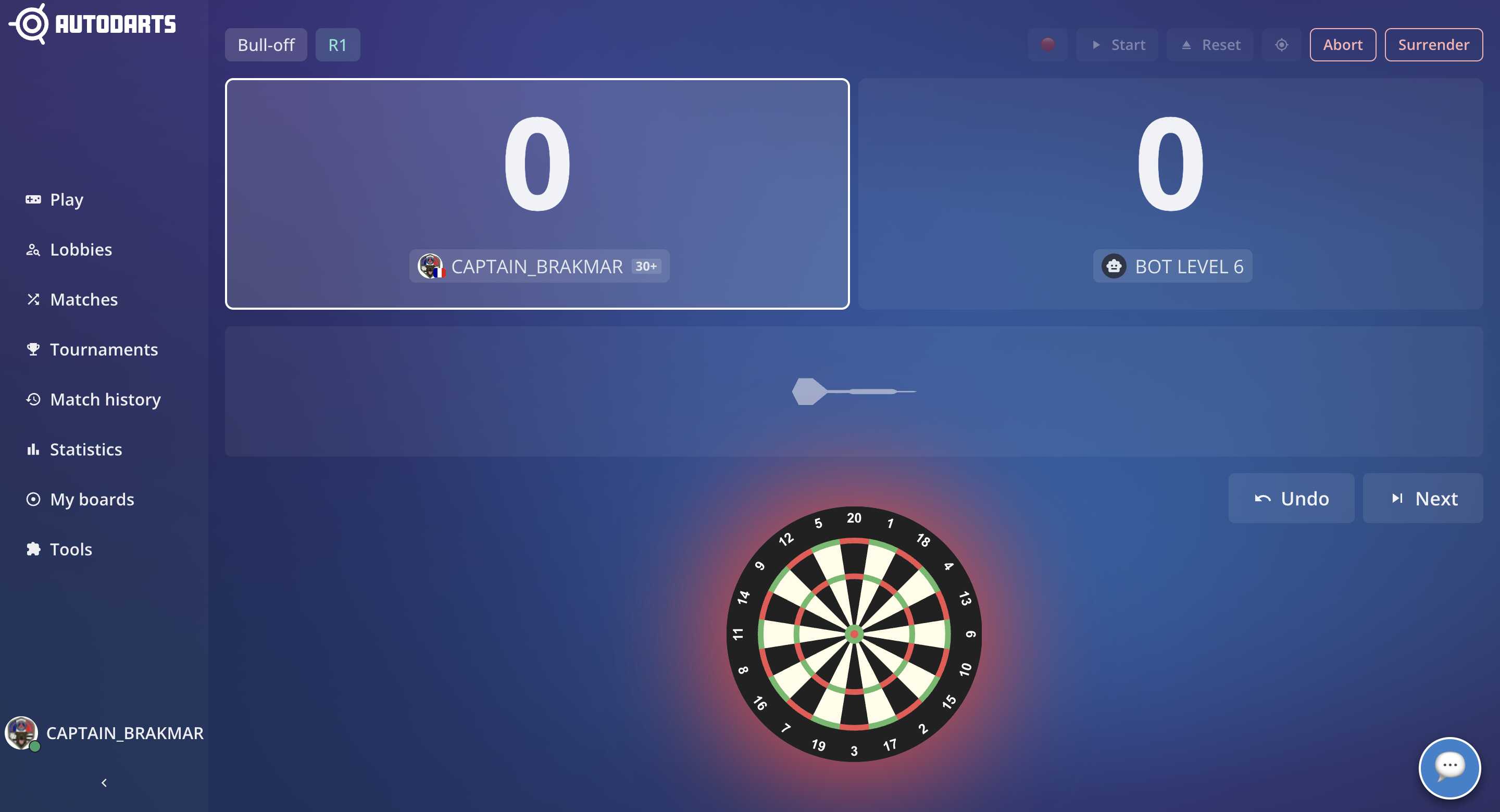 Autodarts Pro Chat