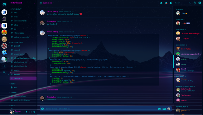 Discord Cyberpunk Neon Transparent Source Code