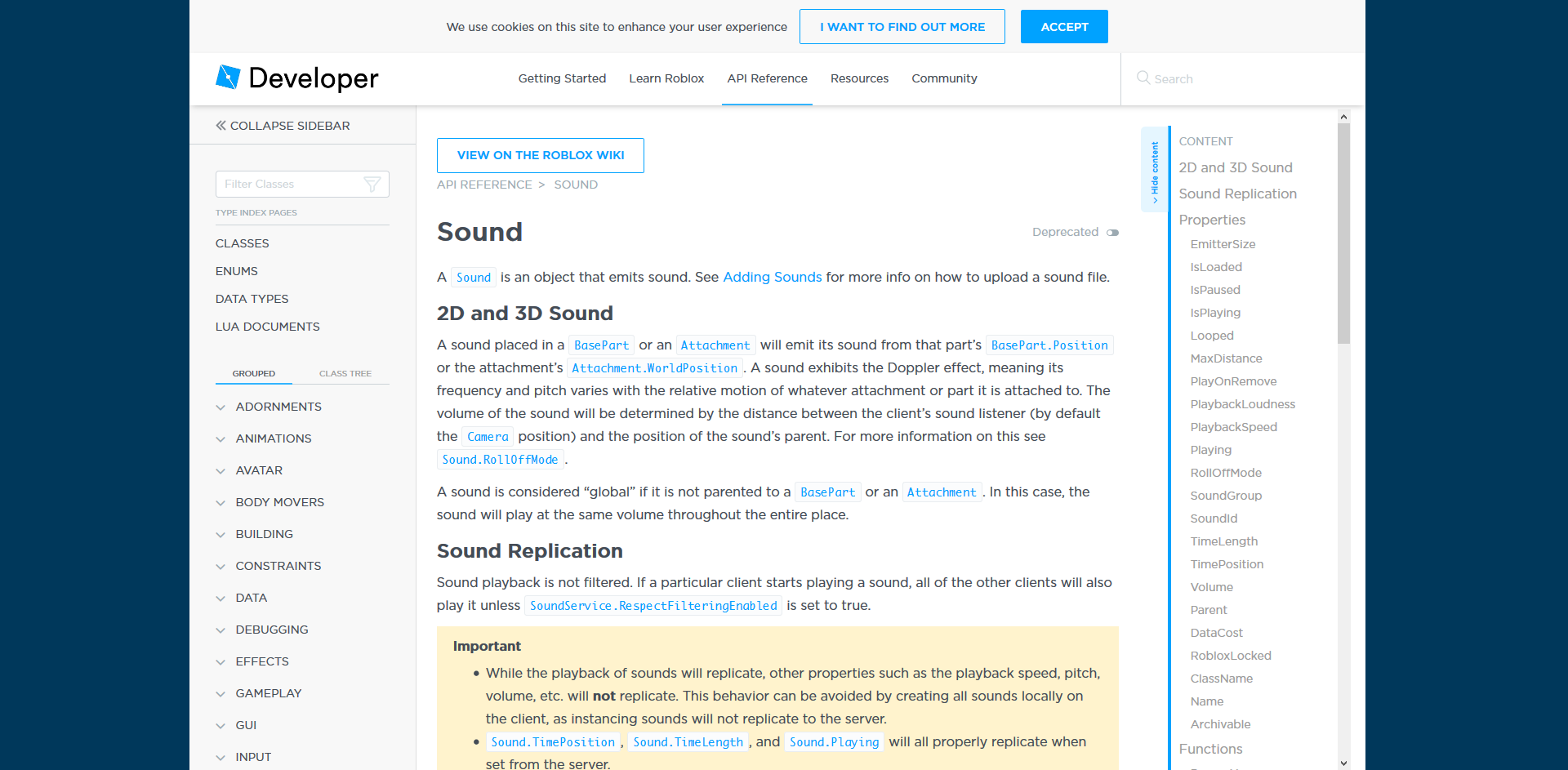 RobloxDev to Roblox Wiki API Reference