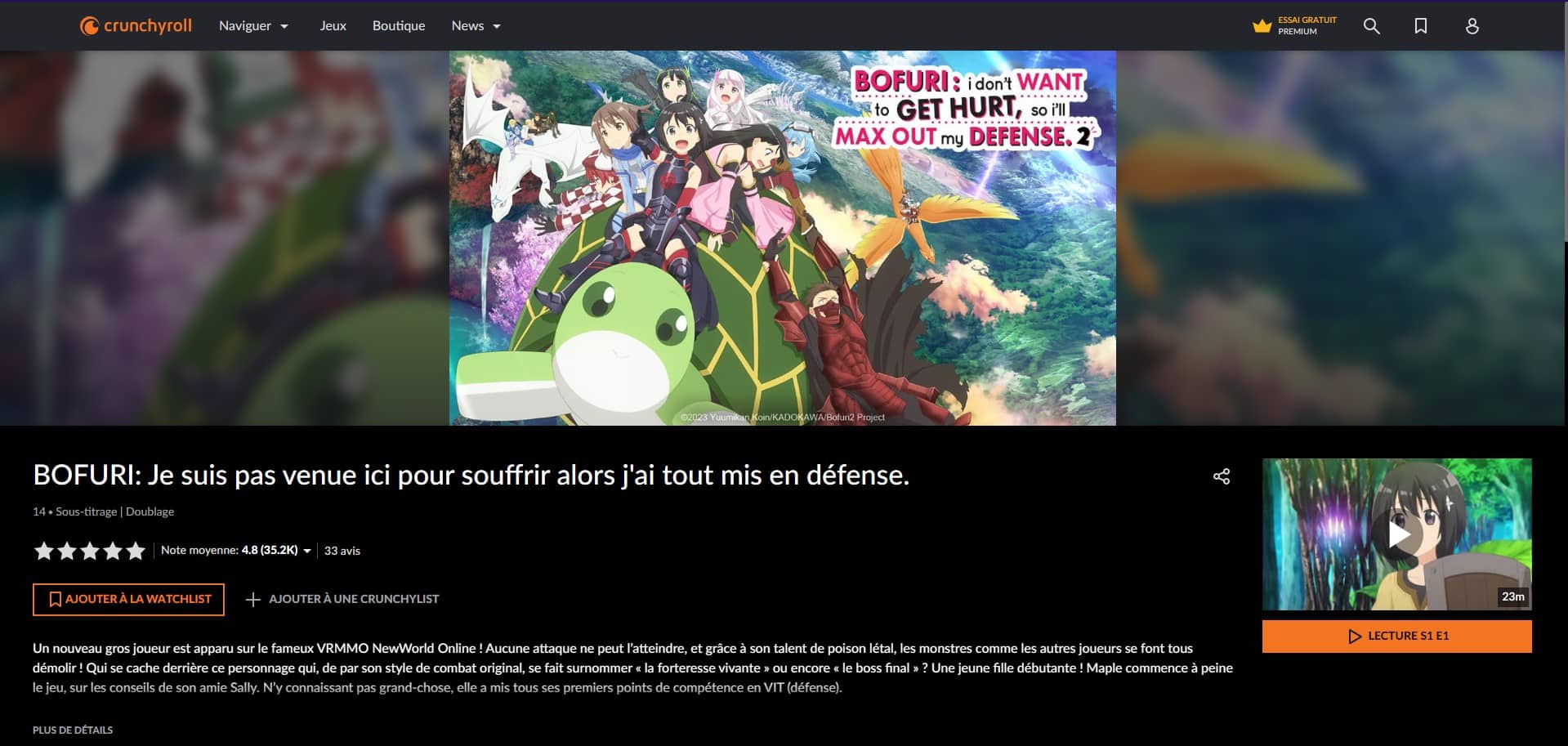 Crunchyroll optimized & customizable for wide screens - Source code