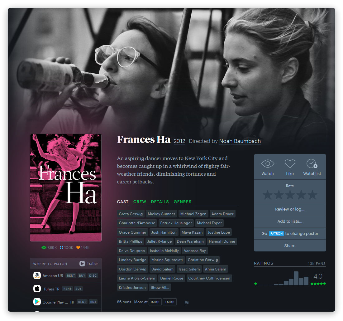 Letterboxd Poster Ambience