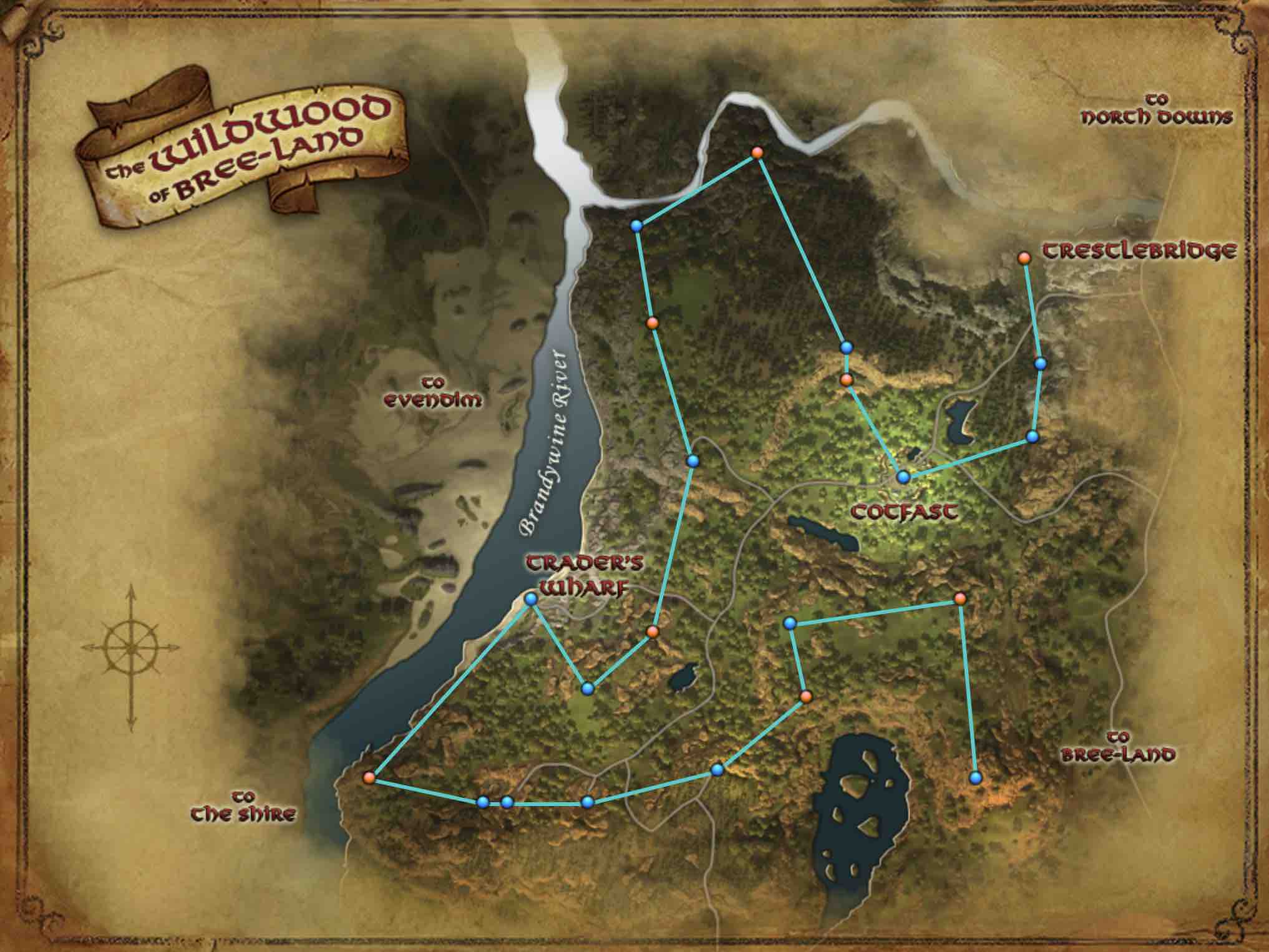 LOTRO Wiki Shortest Path Between Map Points 反馈